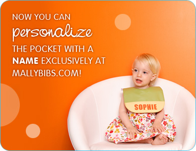 Now you can personalize Mally Bibs!